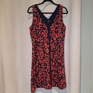 Title Nine Floral Sleeveless Athletic Dress Size L